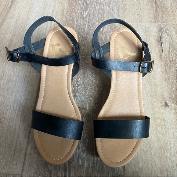 Black Report High Heels Size 8 - Picture 6 of 10